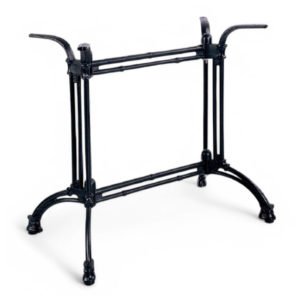 Pie de mesa de aluminio negro para mesa rectangular - Classic