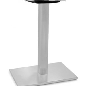 Pie de mesa de acero con base rectangular - Steel