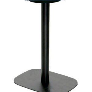 Pie de mesa rectangular de hierro negro - Iron