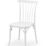 Silla de polipropileno blanco estilo clásico para hostelería - Calcis