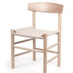 Silla de hostelería de madera y cuerda trenzada - Astoria