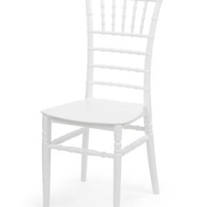 Silla de polipropileno blanco estilo clásico para hostelería - Pireo