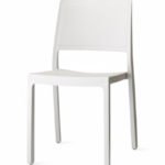 Silla de tecnopolímero reforzado fibra de vidrio color lino - Muncy