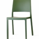 Silla de tecnopolímero reforzado fibra de vidrio azul - Muncy