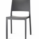 Silla de tecnopolímero reforzado fibra de vidrio azul - Muncy