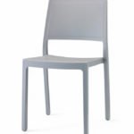 Silla de tecnopolímero reforzado fibra de vidrio azul - Muncy