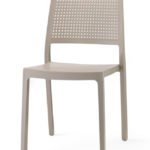 Silla de tecnopolímero reforzado fibra de vidrio color lino - Milton