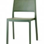 Silla de tecnopolímero reforzado fibra de vidrio color lino - Milton