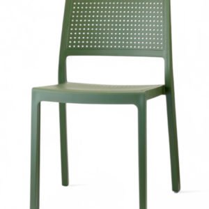 Silla de tecnopolímero reforzado fibra de vidrio verde - Milton