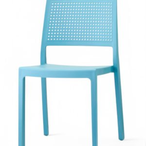 Silla de tecnopolímero reforzado fibra de vidrio color azul - Milton