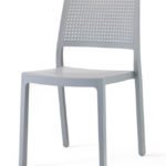 Silla de tecnopolímero reforzado fibra de vidrio color lino - Milton