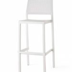 Taburete de hosteleria de tecnopolímero reforzado Azul - Milton