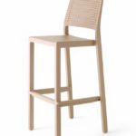 Taburete de hosteleria de tecnopolímero reforzado Azul - Milton