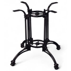 Pie de mesa de aluminio negro estilo clásico - Classic