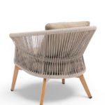 Conjunto de sofás 4 plazas de aluminio y cuerda - Biarriz