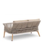 Conjunto de sofás 4 plazas de aluminio y cuerda - Biarriz