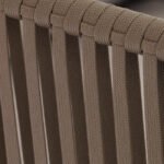 Sillón de aluminio y cuerda de olefina marrón - Creek