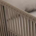 Sillón de aluminio y cuerda de olefina marrón - Creek