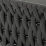 Sillón de aluminio y cuerda color gris - Appleton