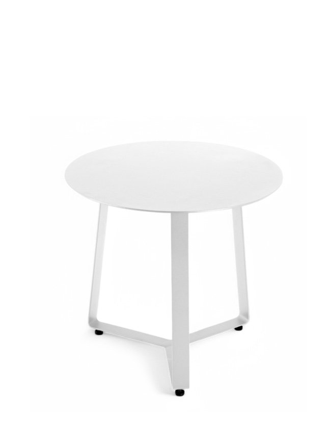 Mesita auxiliar para hosteleria redonda de aluminio - Pinecrest