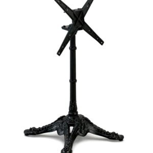 Pie de mesa bistró plegable de hierro negro - Bistrot