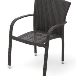 Silla hosteleria de ratán sintético y aluminio - Pittson (copia)