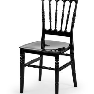Silla de polipropileno negro estilo clásico para hostelería - Egio