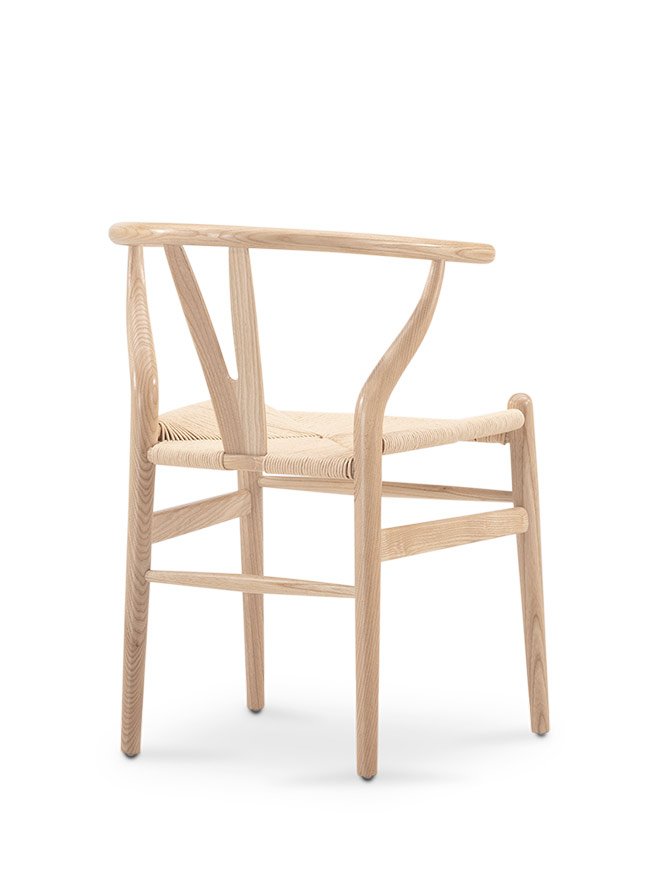 Silla de hostelería de madera y cuerda trenzada - Norwood