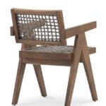 Silla de hostelería de madera y cuerda trenzada - Gapstow