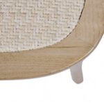 Silla de hostelería de madera y mimbre - Lenox