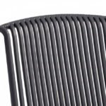 Silla de hostelería de polipropileno reforzado antracita - Easton