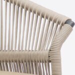 Sofá de 2 plazas de aluminio y cuerda para hosteleria - Biarriz