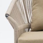 Sofá de 2 plazas de aluminio y cuerda para hosteleria - Biarriz