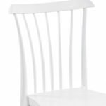 Silla de polipropileno blanco estilo clásico para hostelería - Calcis