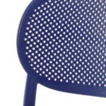 Taburete para hostelería de tecnopolímero azul - Berat