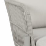 Sillón de aluminio y cuerda en color gris - Palermo