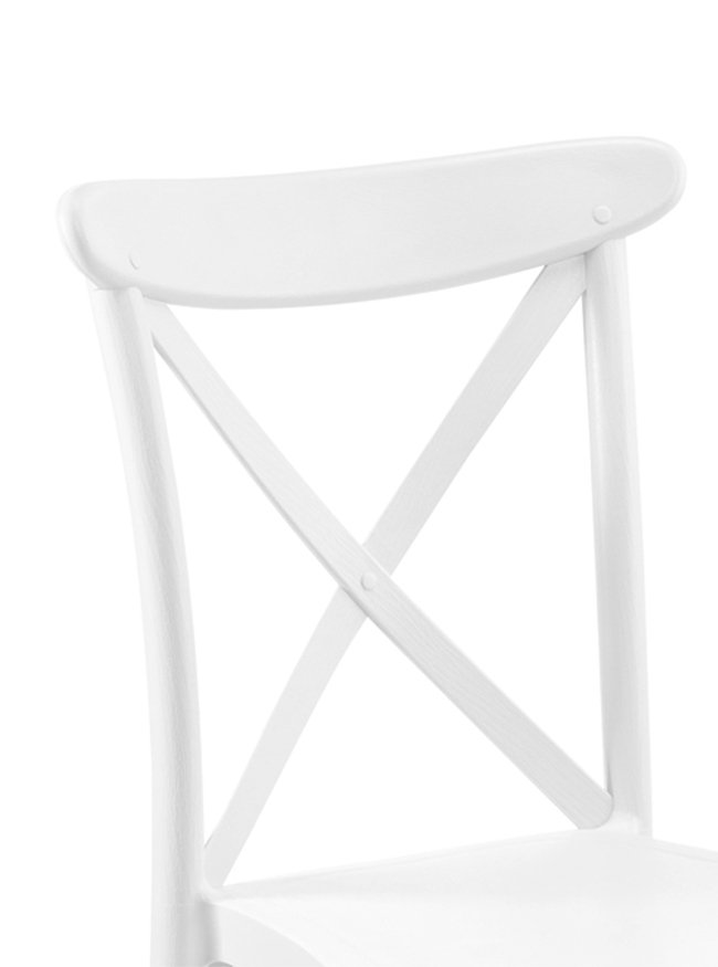Silla de polipropileno blanco estilo clásico para hostelería - Palero