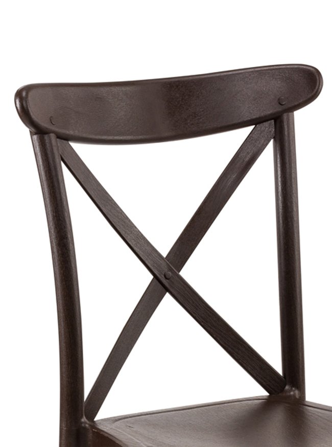 Silla de polipropileno estilo clásico para hostelería wengue - Palero