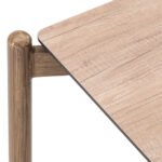 Sillón de aluminio color madera y cuerda - Portofino