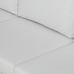 Sofá de 2 plazas de alumino blanco para hosteleria - Retino