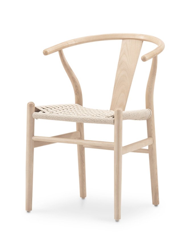 Silla de hostelería de madera y cuerda - Greenwich