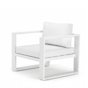 Sillón para hostelería de alumino blanco - Retino