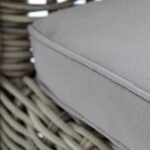 Sillón de hostelería aluminio y ratán sintético color natural - Bridge