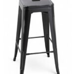 Taburete de hierro efecto desgaste para hosteleria - Industrial